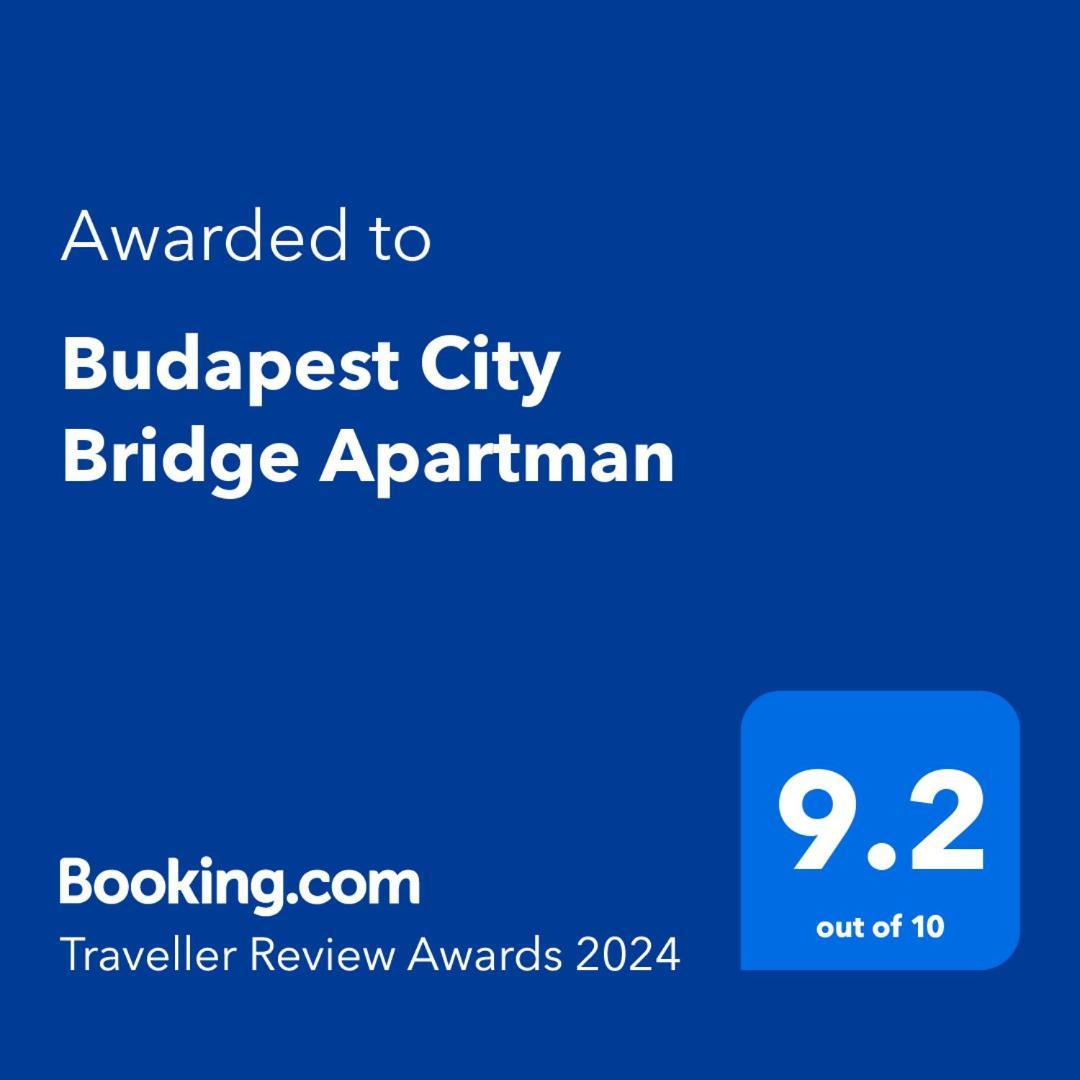 Budapest City Bridge Apartman Exterior photo